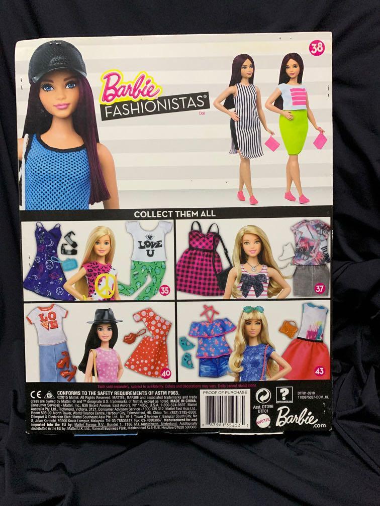 Barbie fashionistas 38 sales