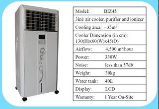 Bizzz BIZ45 Quiet Powerful Air Cooler
