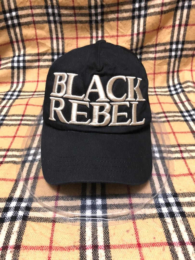 black rebel hat