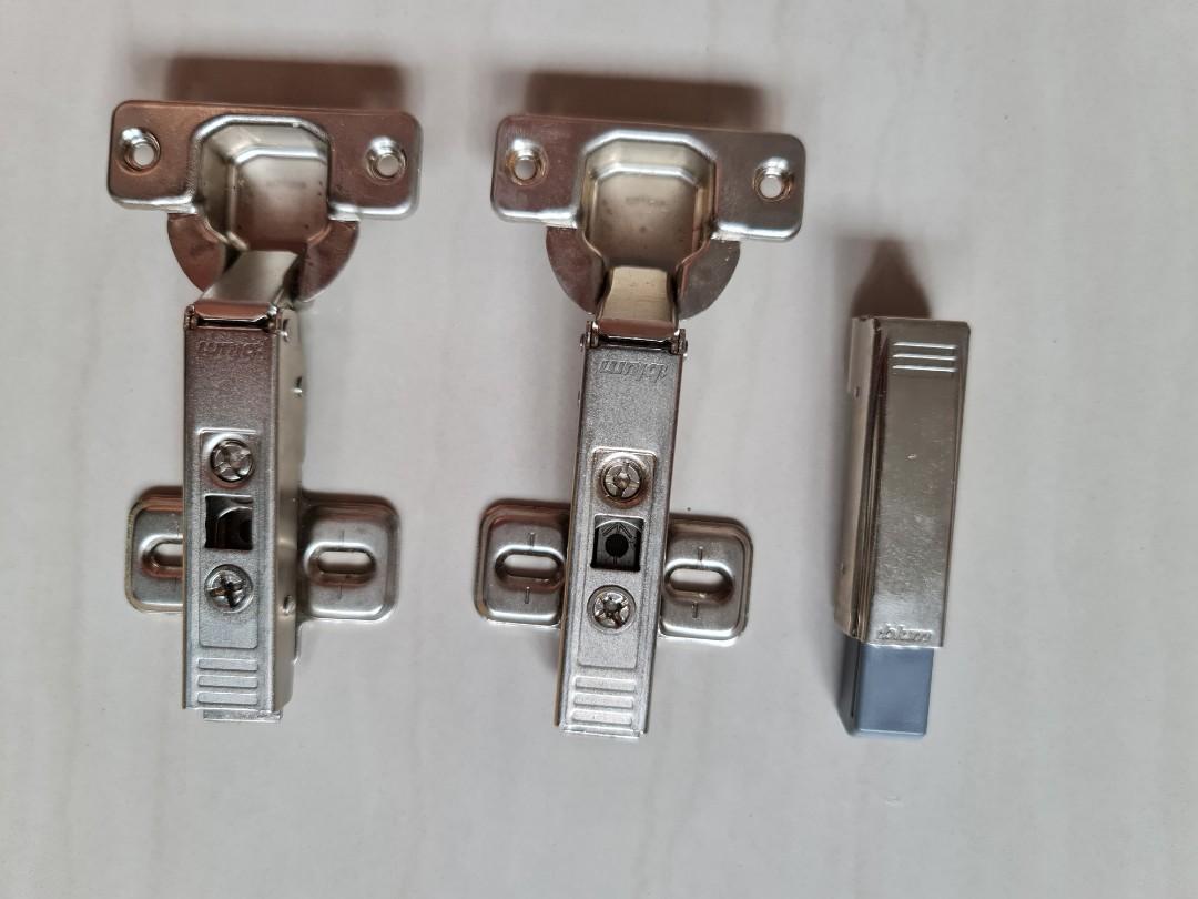 Blum hinges with soft close attachment, Furniture & Home Living
