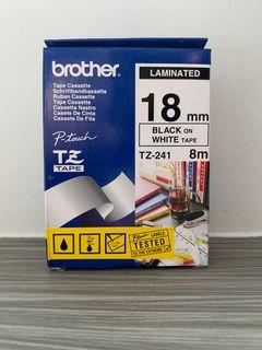 Brother P-Touch TZ Tape TZ-241 18mm