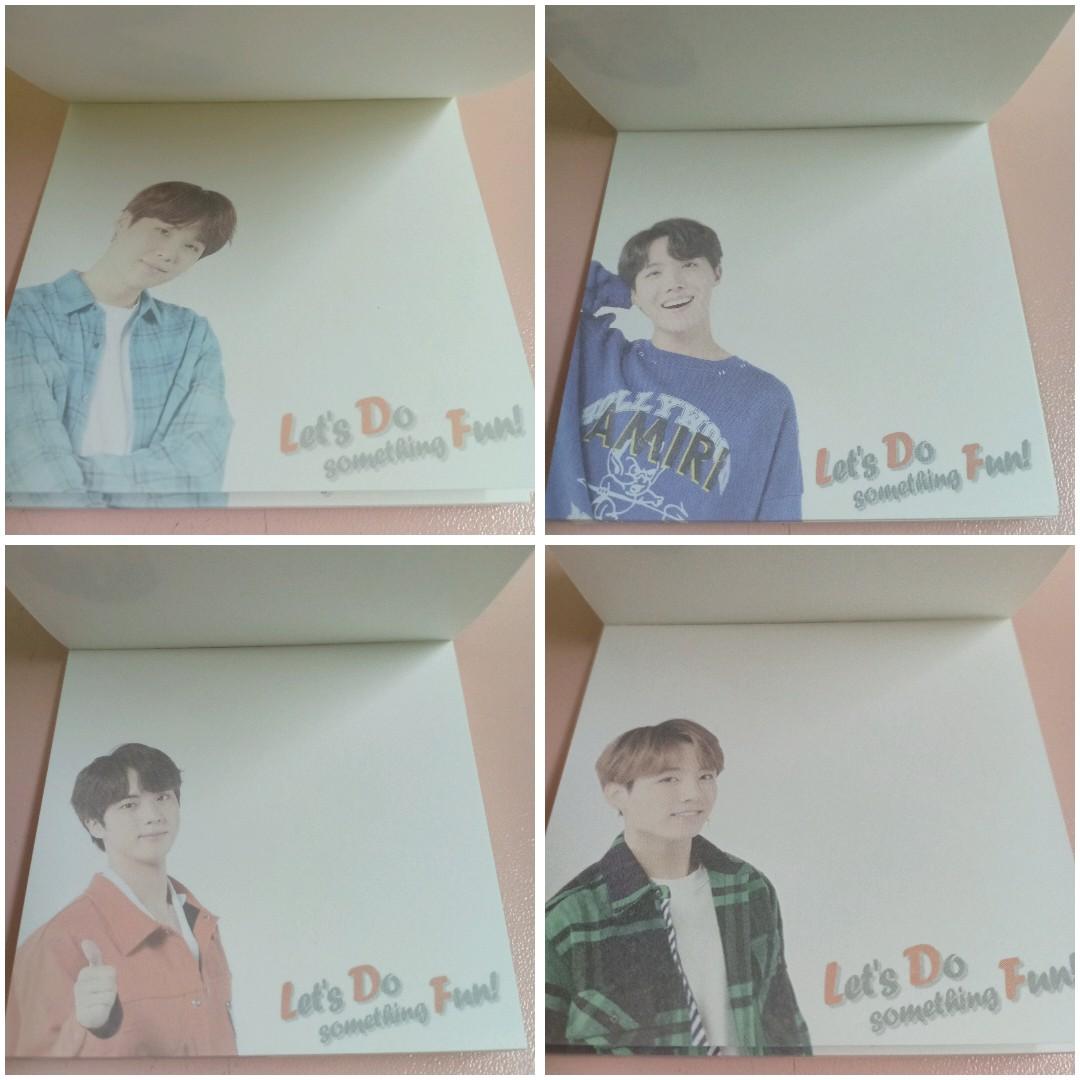 Bts X Ldf Lotte Duty Free Sticky Notepad, Hobbies & Toys, Collectibles &  Memorabilia, K-Wave On Carousell