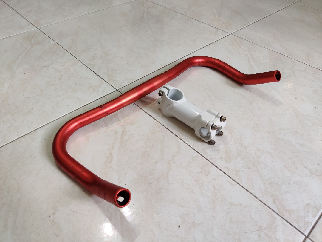 Bull Horn Bar (Fixie) w/ stem, Bicycles & PMDs, Parts & Accessories on