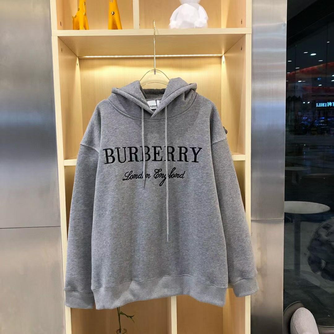 Burberry刺繡連帽衛衣, 女裝, 上衣, 長袖衫- Carousell