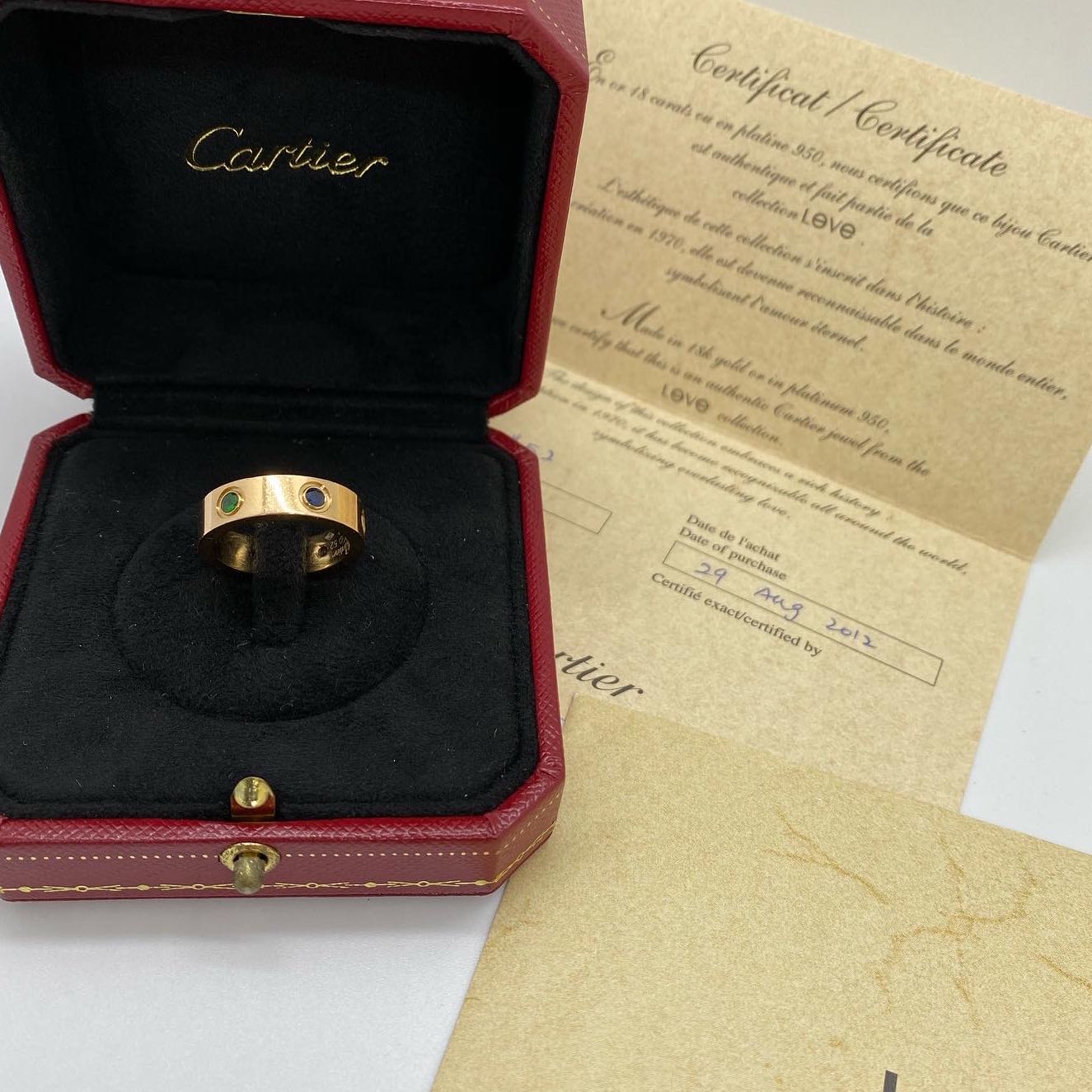 Cartier love hotsell lock ring