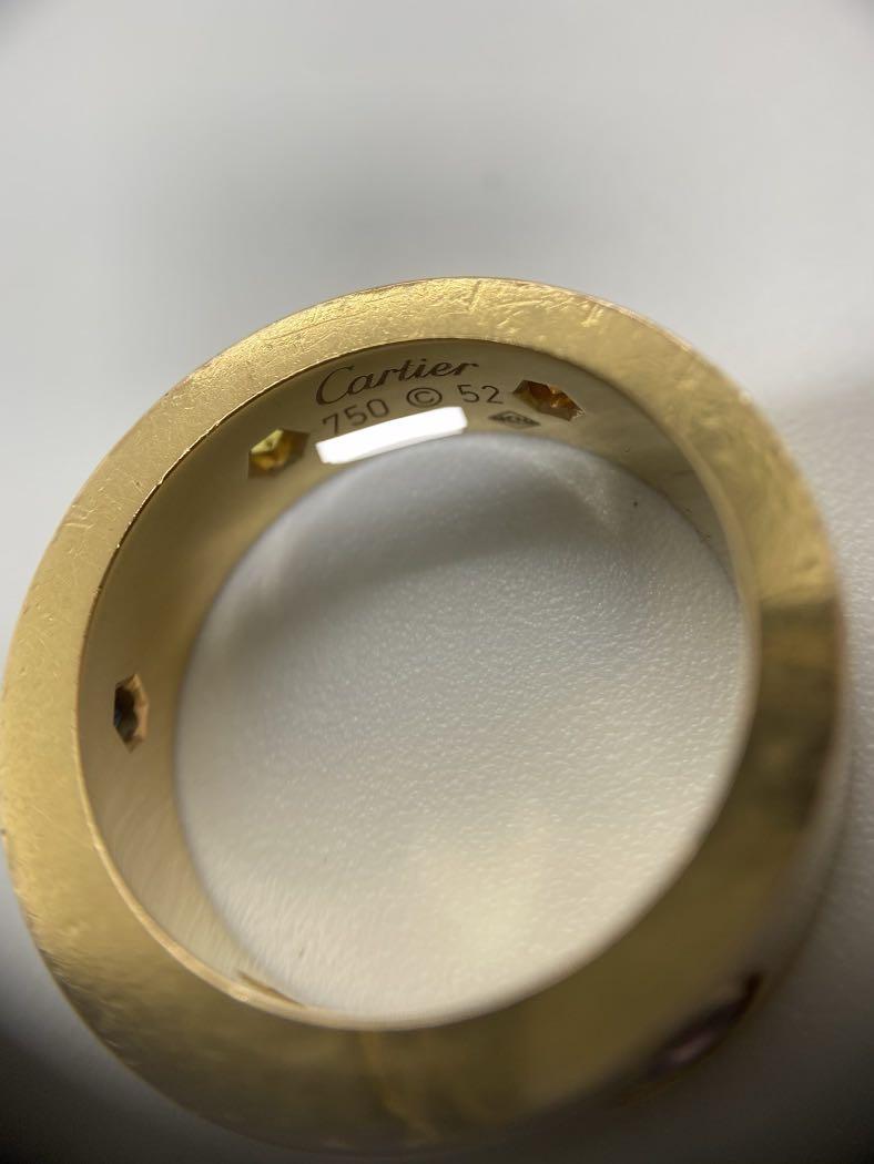 Cartier LOVE Ring B4087800 9 1g 52 207014473