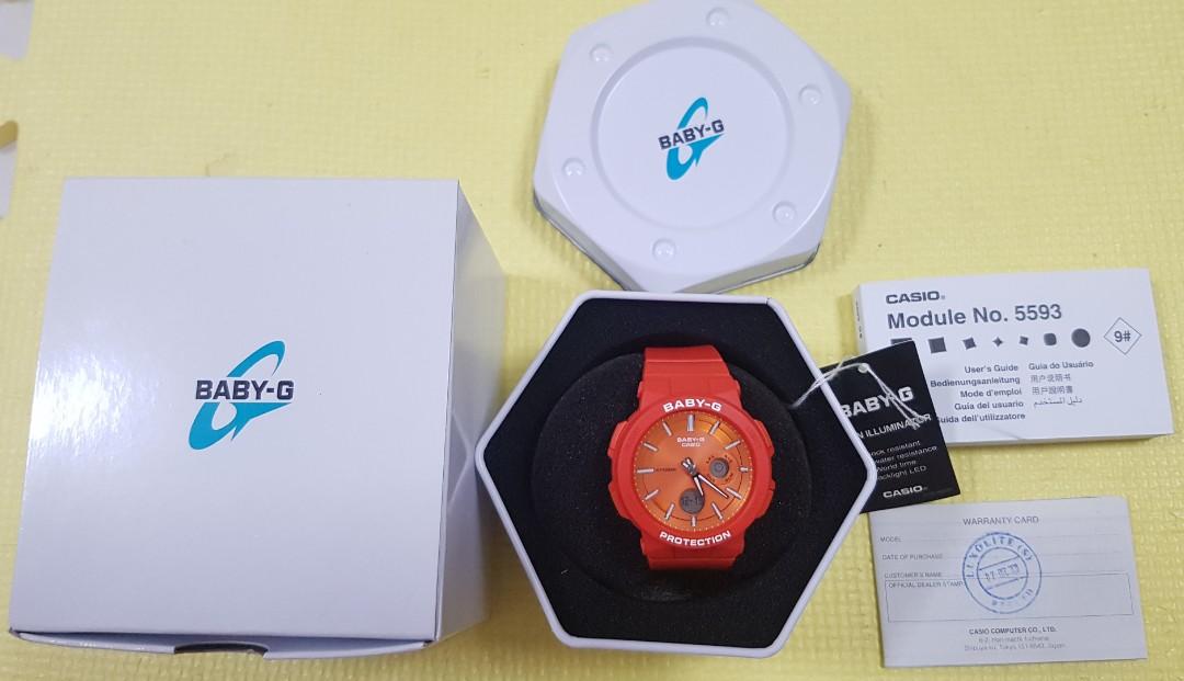 Casio Baby G Neon Illuminator Women Watch BGA 255 4ADR