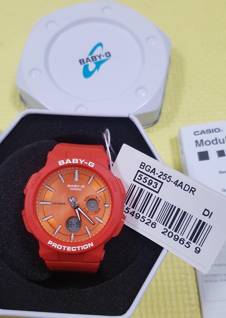 Casio Baby G Neon Illuminator Women Watch BGA 255 4ADR Mobile