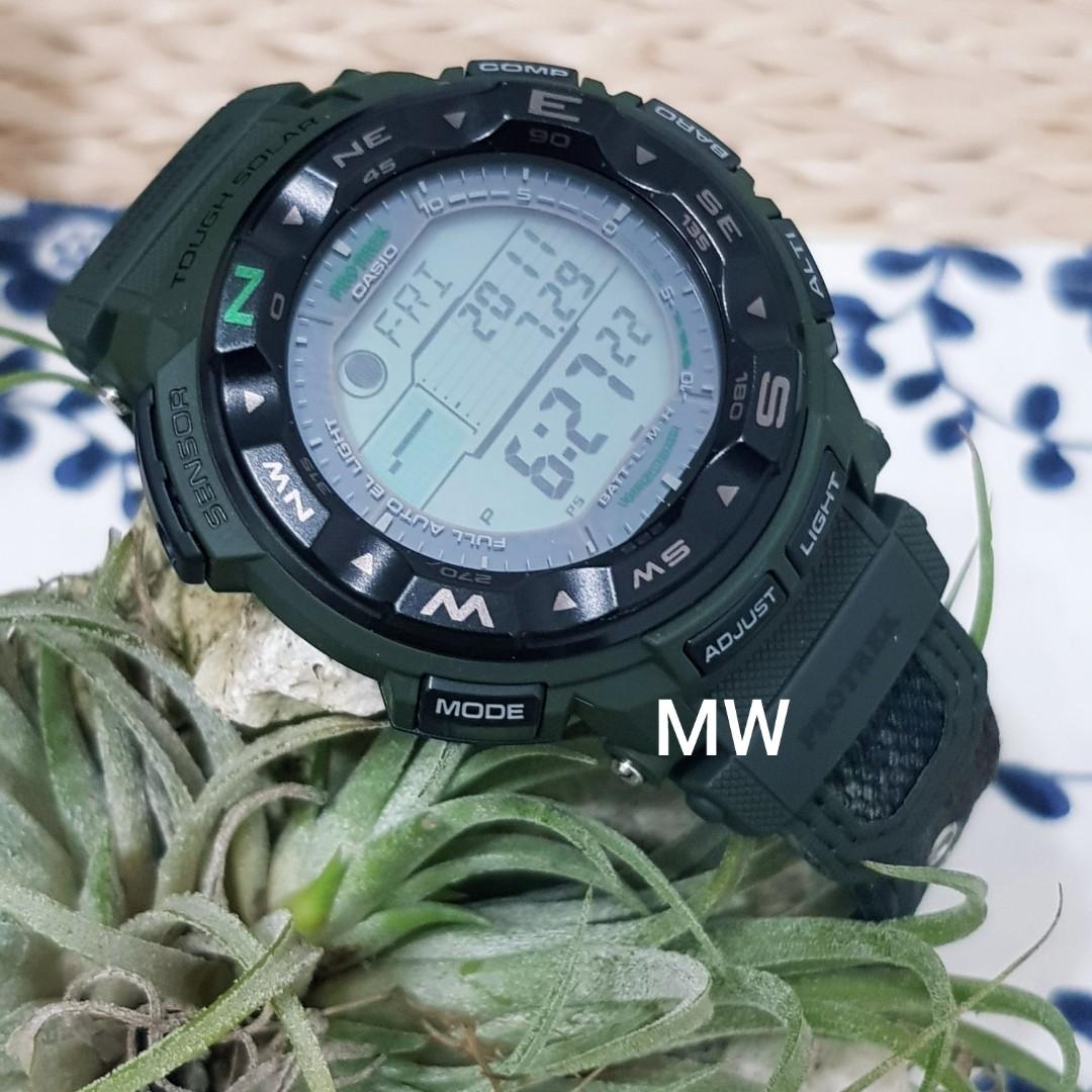 Casio protrek nylon cloth prg250b prg 250b 3 men s watch