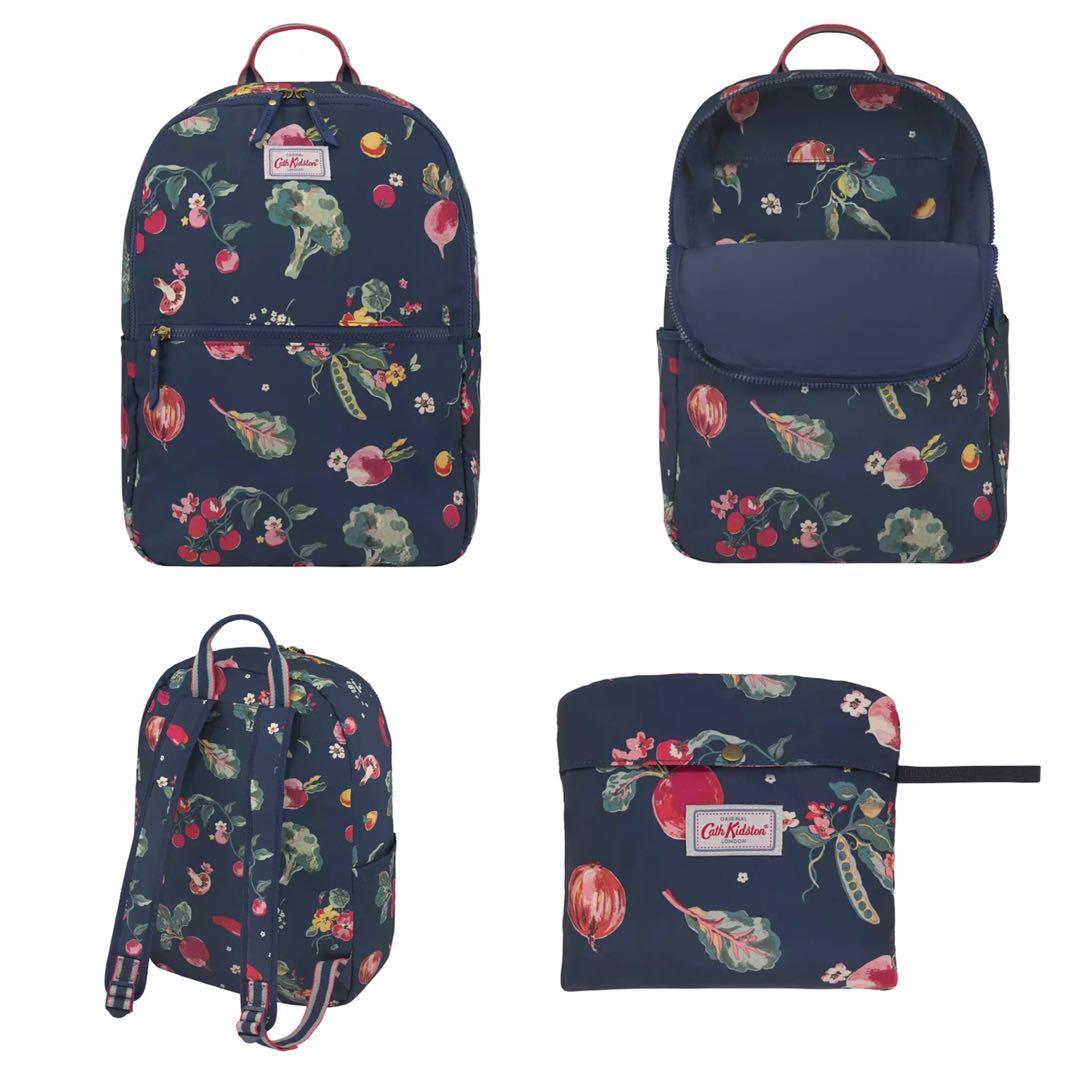 Cath Kidston Foldaway Backpack Women s Fashion Bags Wallets Backpacks on Carousell
