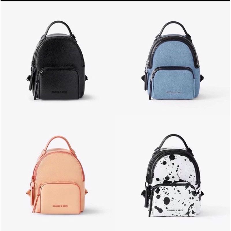 Mini backpack 2025 charles and keith