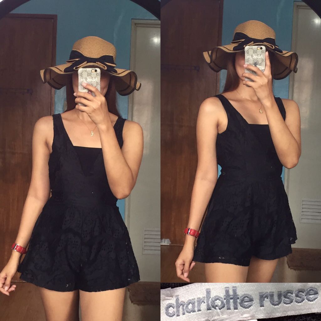 Charlotte russe outlet black romper