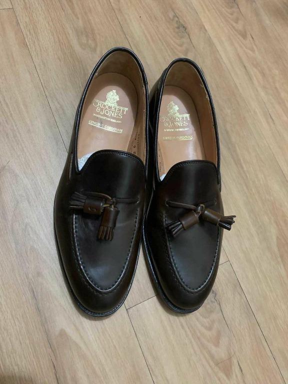 Crocket and Jones Tassel Loafers (Category: Dress Shoes) located in Quezon City. Submitted by hypebeast.article (Listing ID 1057266860, Image 1). Description: Crocket and Jones tassel loafers used only once. Original price was 65k+ PHP Authentic 100% .