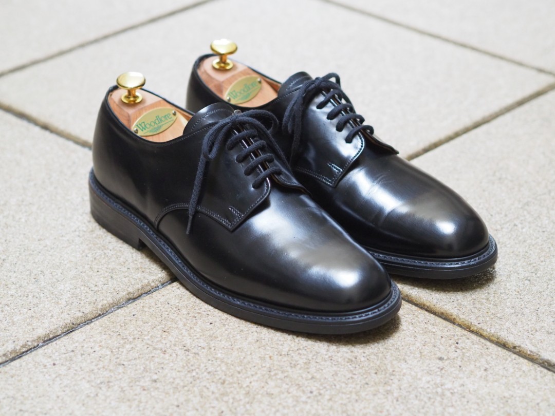 CROCKETT & JONES for Polo Ralph Lauren Black Derby UK9/US9.5