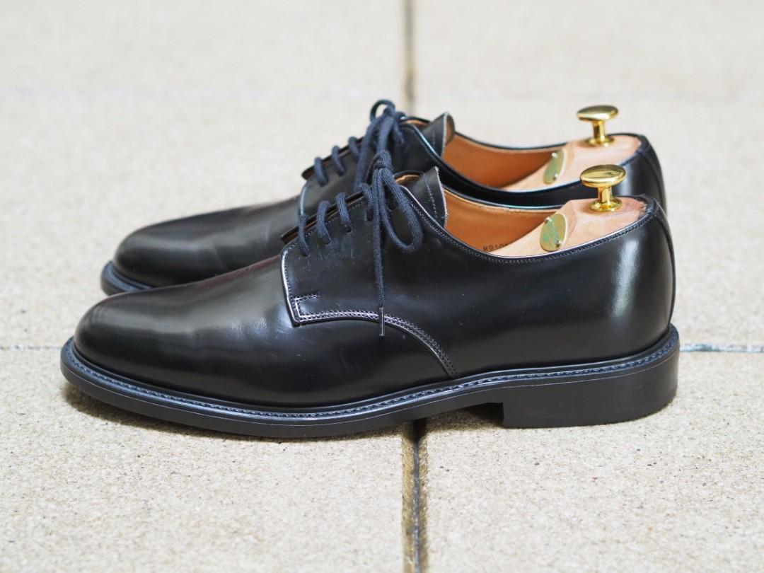 CROCKETT & JONES for Polo Ralph Lauren Black Derby UK9/US9.5