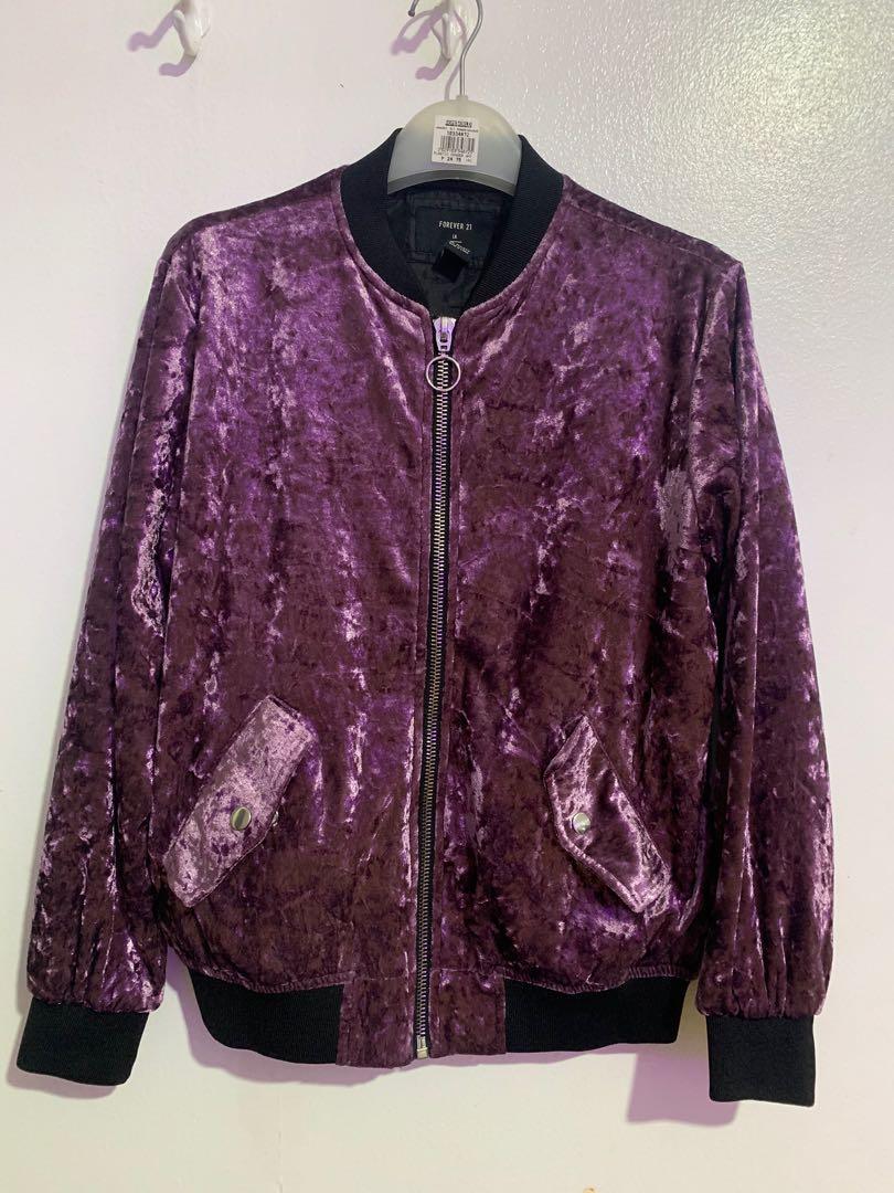 Forever 21 purple jacket deals