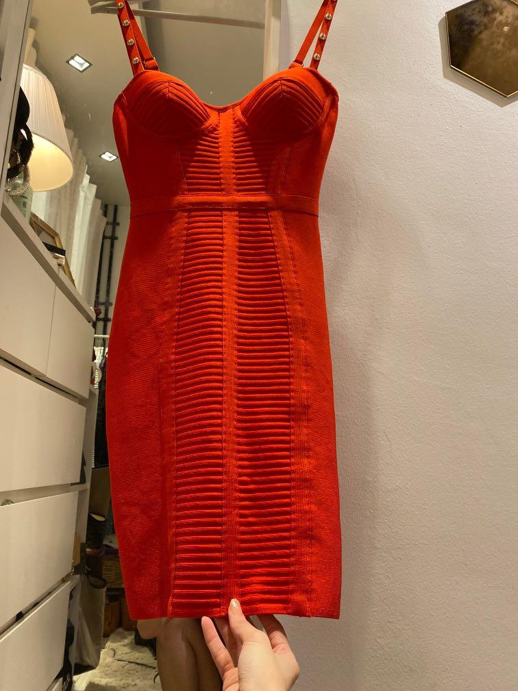 GUESS Red Bodycon Dress