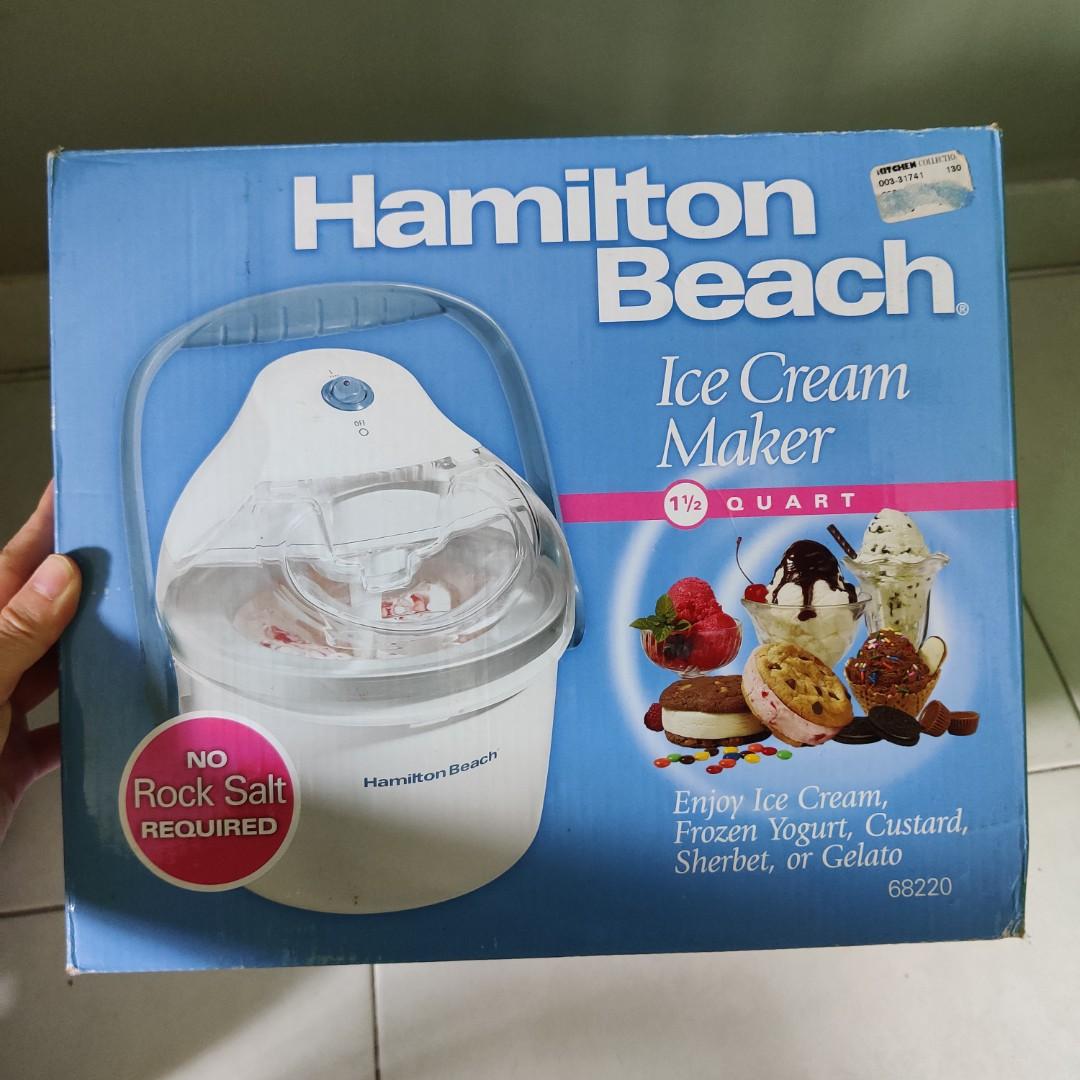 Hamilton Beach Ice Cream Maker TV Home Appliances Kitchen Appliances Coffee Machines Makers on Carousell