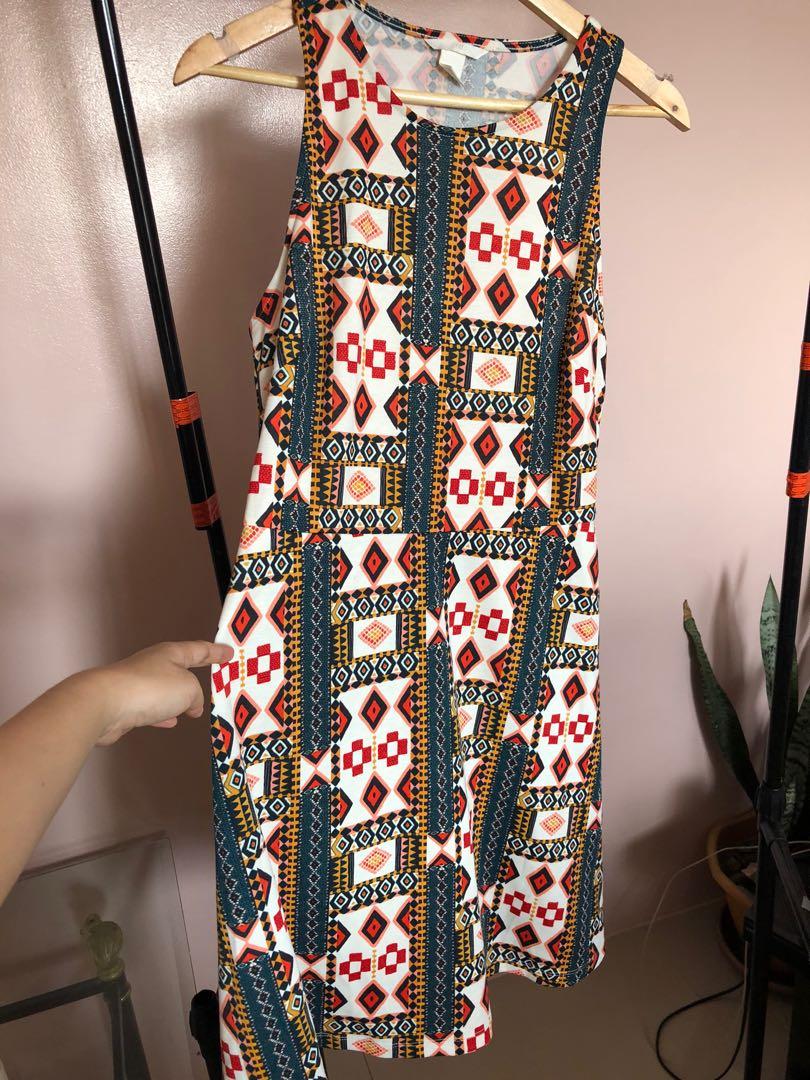 H M Aztec Dress Women s Fashion Dresses Sets Dresses on Carousell