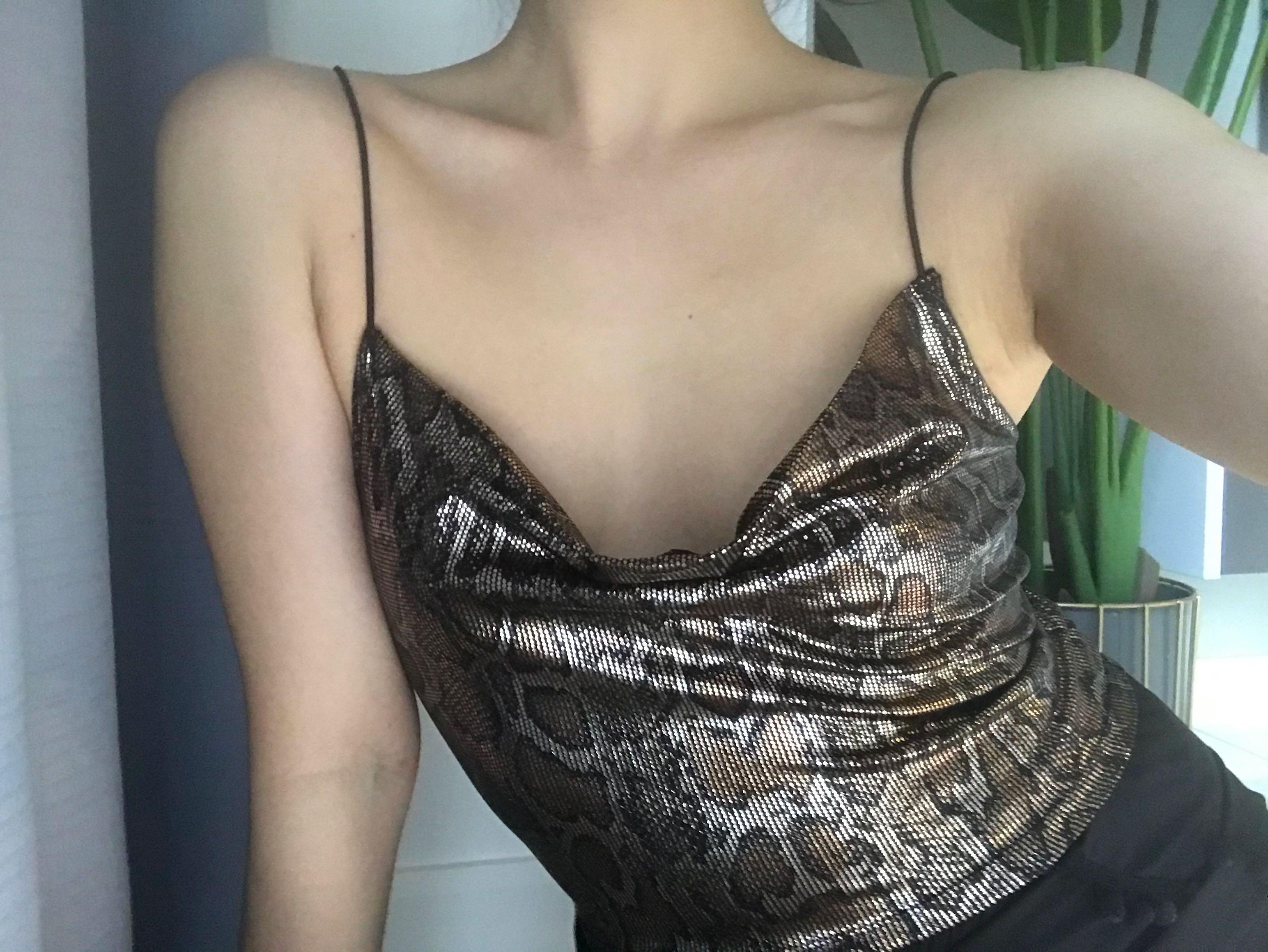 H&m snake print on sale top