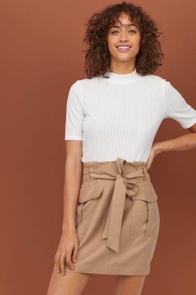 H&m paperbag skirt store