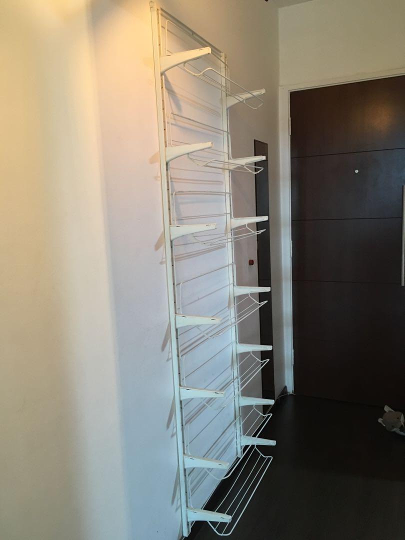 IKEA ALGOT WALL SHOE ORGANIZER / SHOE SHELF, Furniture & Home Living