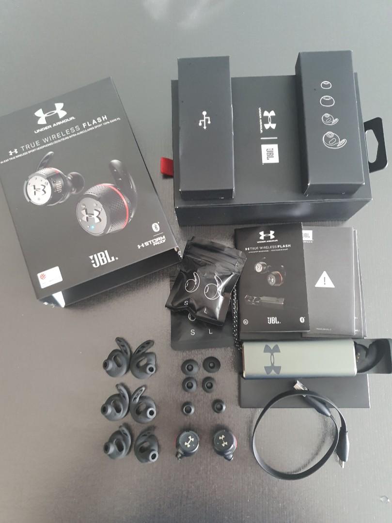 JBL Under Armour True Wireless Flash Earbuds Audio Earphones
