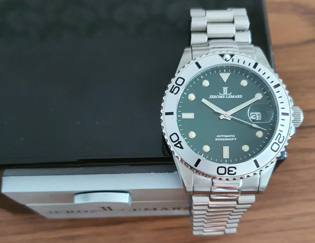 Fire Sale Jerome Lemars Rodin Collection Vert Acier Watch