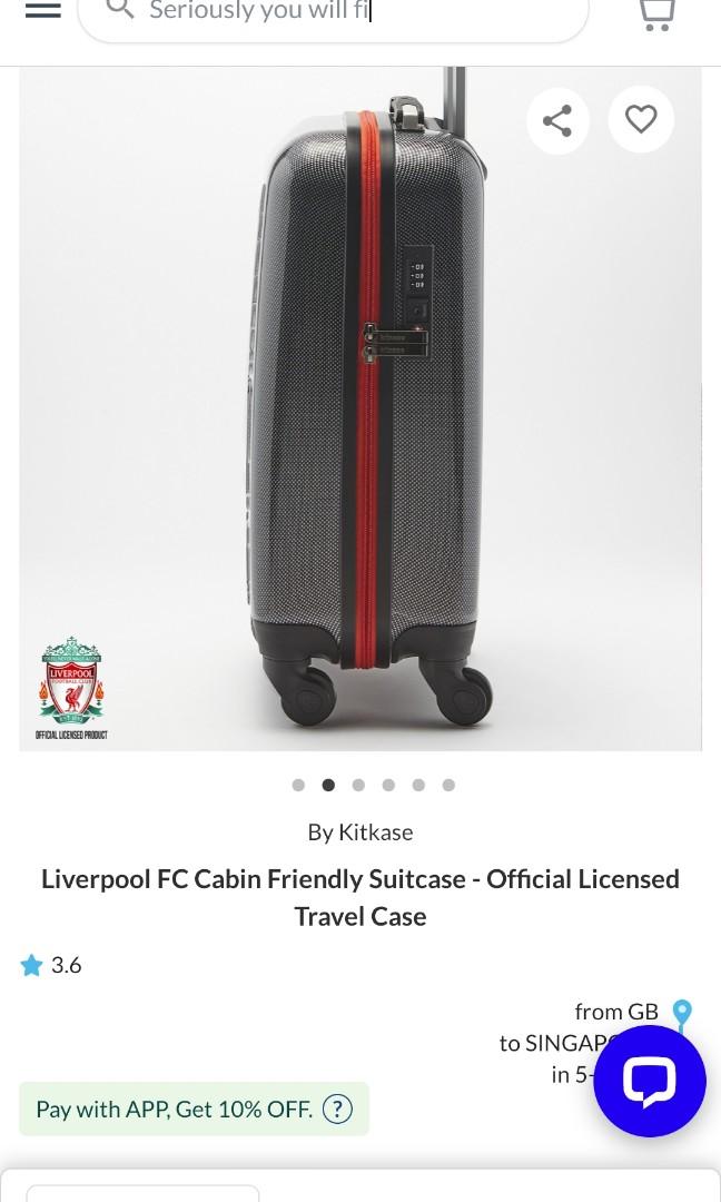 Liverpool fc cabin case on sale