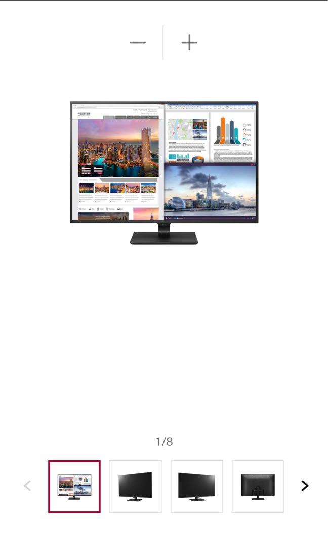 LG 43” inch pc monitor IPS 4kuhd, Computers & Tech, Parts & Accessories ...