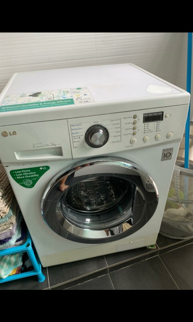 LG Washing Machine Direct Drive 8Kg, TV & Home Appliances, Washing