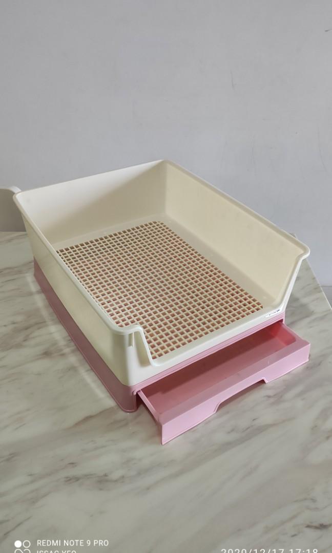 Litter box with pull out tray hot sale
