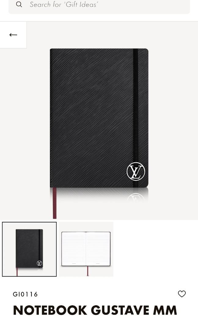 Louis Vuitton BNIB leather Note book | Valentine's Day gift | Louis Vuitton  NOTEBOOK GUSTAVE MM