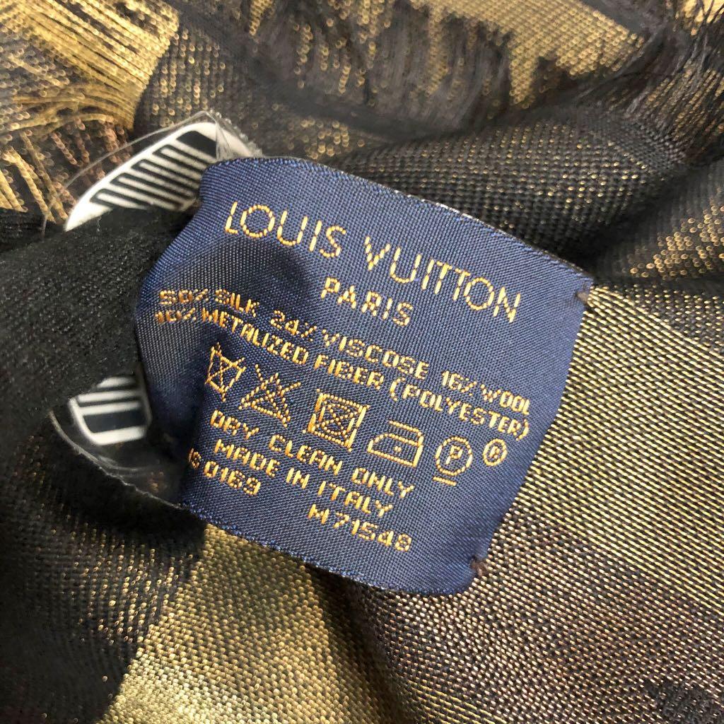 Shop Louis Vuitton 2023 SS Monogram Shine Shawl (M77358) by 碧aoi