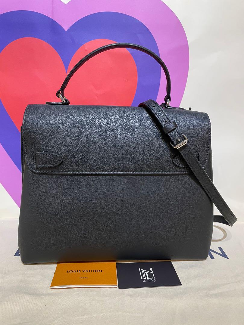 M42291 Louis Vuitton 2016 Premium Leather Lockme Cabas Handbag- Noir