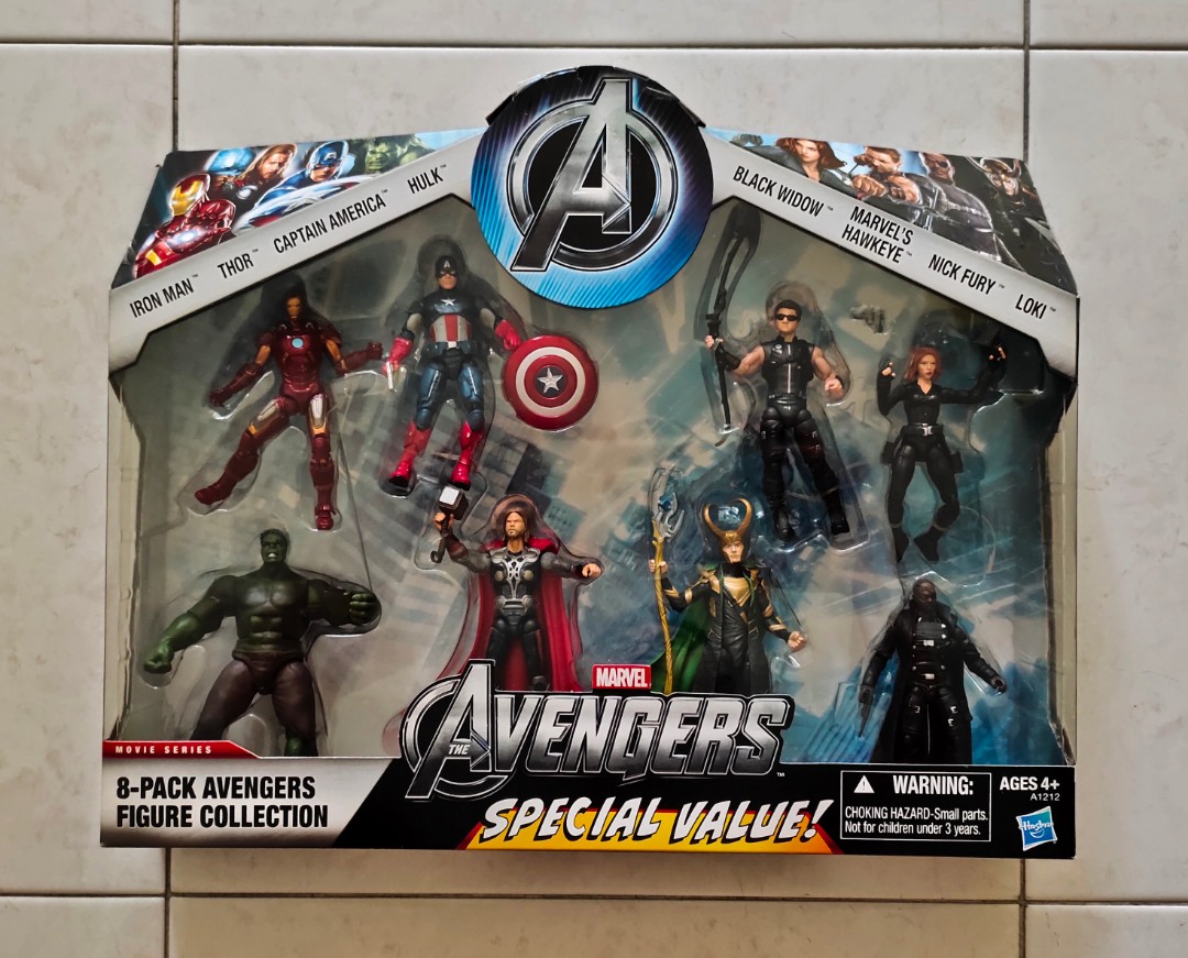 Marvel avengers action figures set of 8 value pack discount