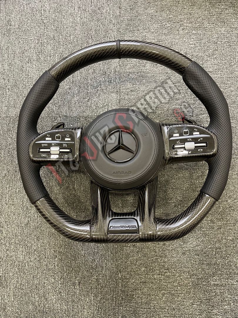 Mercedes C180 W205 Carbon fiber AMG midnight edition steering wheel