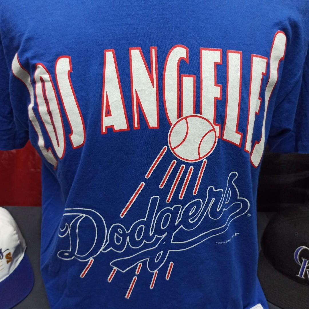 Vintage MLB Jersey Los Angeles Dodgers Pinstriped, Men's Fashion, Tops &  Sets, Tshirts & Polo Shirts on Carousell