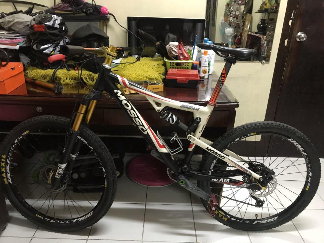 Bike mosso top full suspension