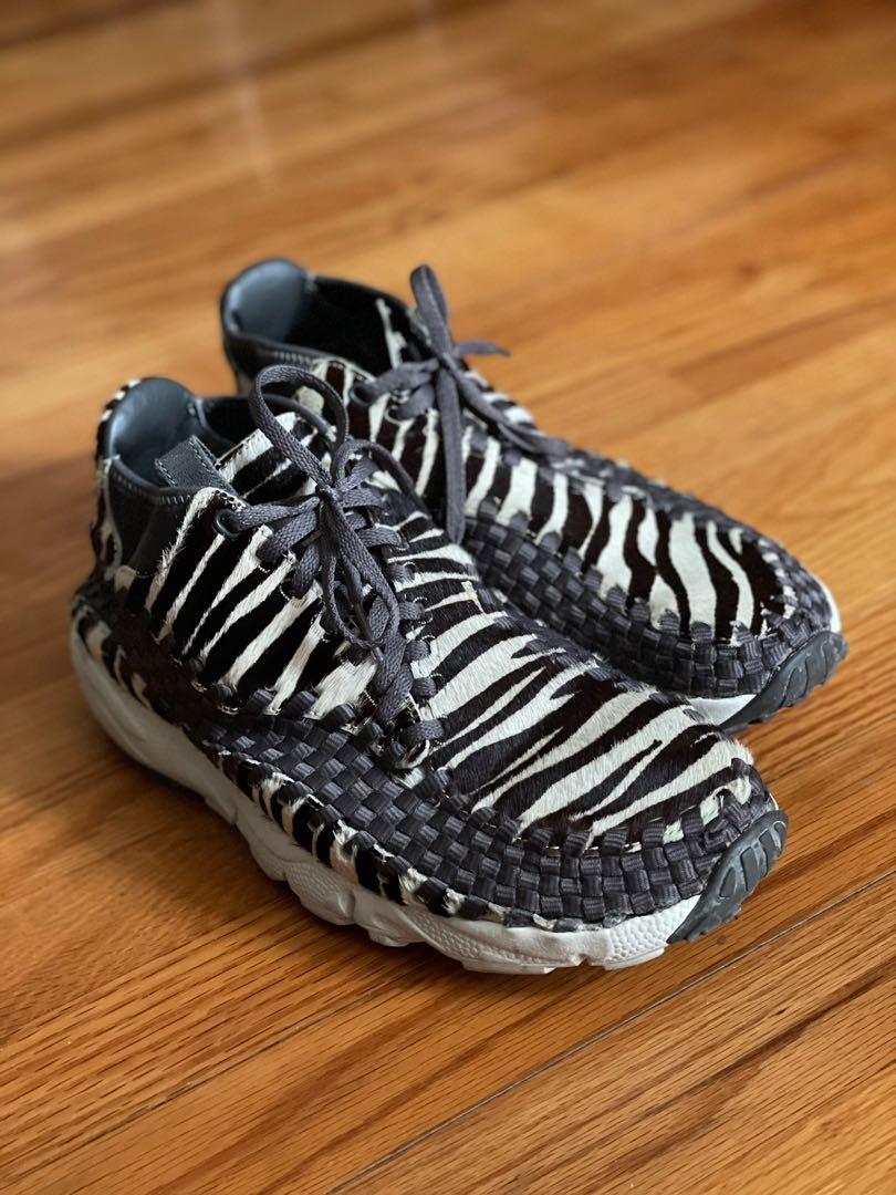 nike footscape zebra