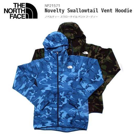 North face novelty swallowtail vent hoodie, 男裝, 外套及戶外衣服