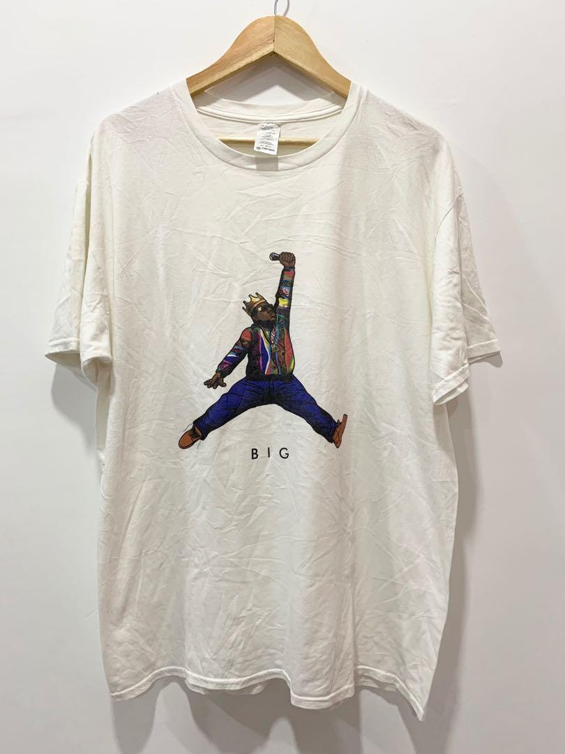 Notorious Big Biggie B Air Jordan Parody Tshirt