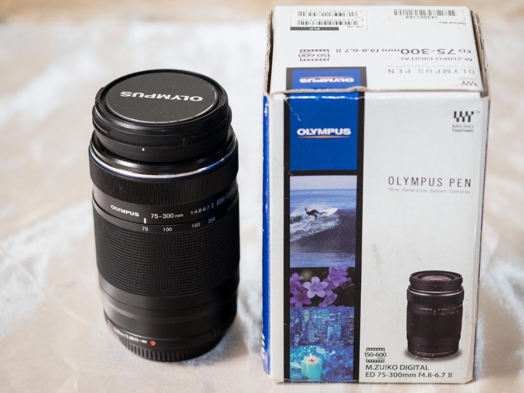 Olympus M Zuiko Ed 75 300mm F4 8 6 7 Ii Lens Photography Lens Kits On Carousell