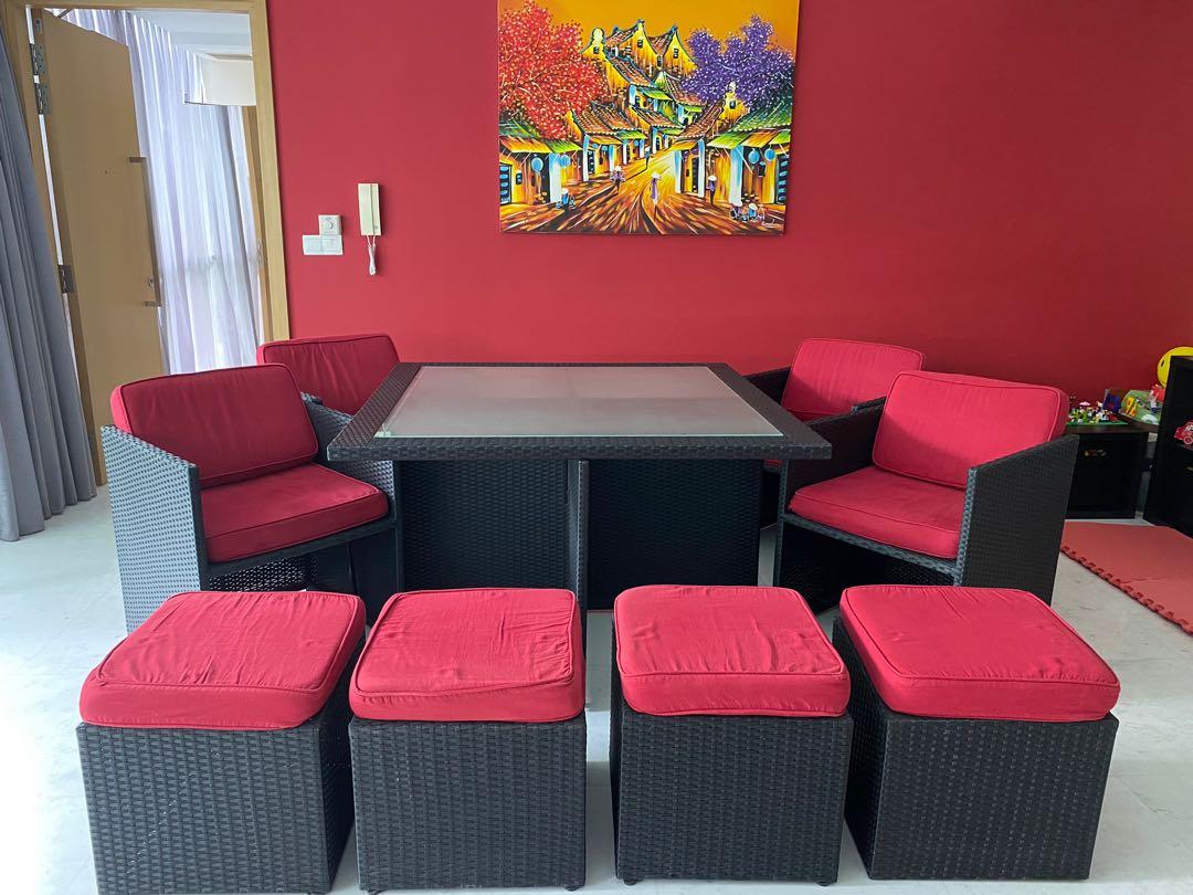 Outdoor Or Indoor Furniture Set Convenient And Great Design Furniture Tables Chairs On Carousell