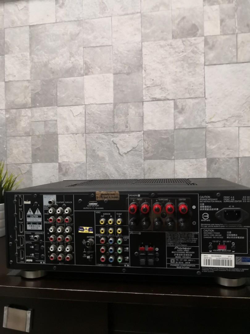 Pioneer VSX 820 AV Receiver, Audio, Soundbars, Speakers & Amplifiers on