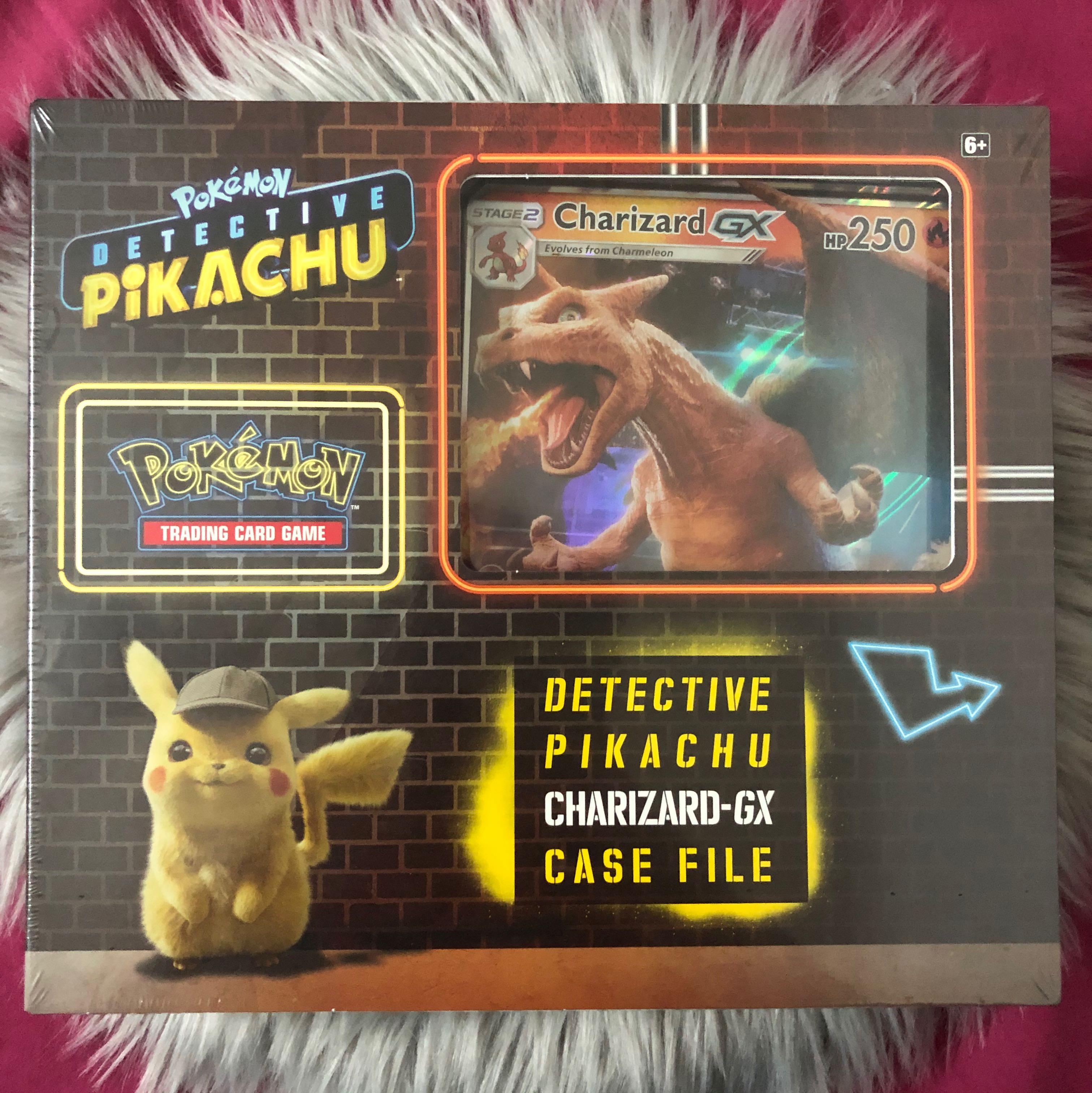 Pokémon Detective Pikachu Charizard GX Case File NEW Factory Sealed! 