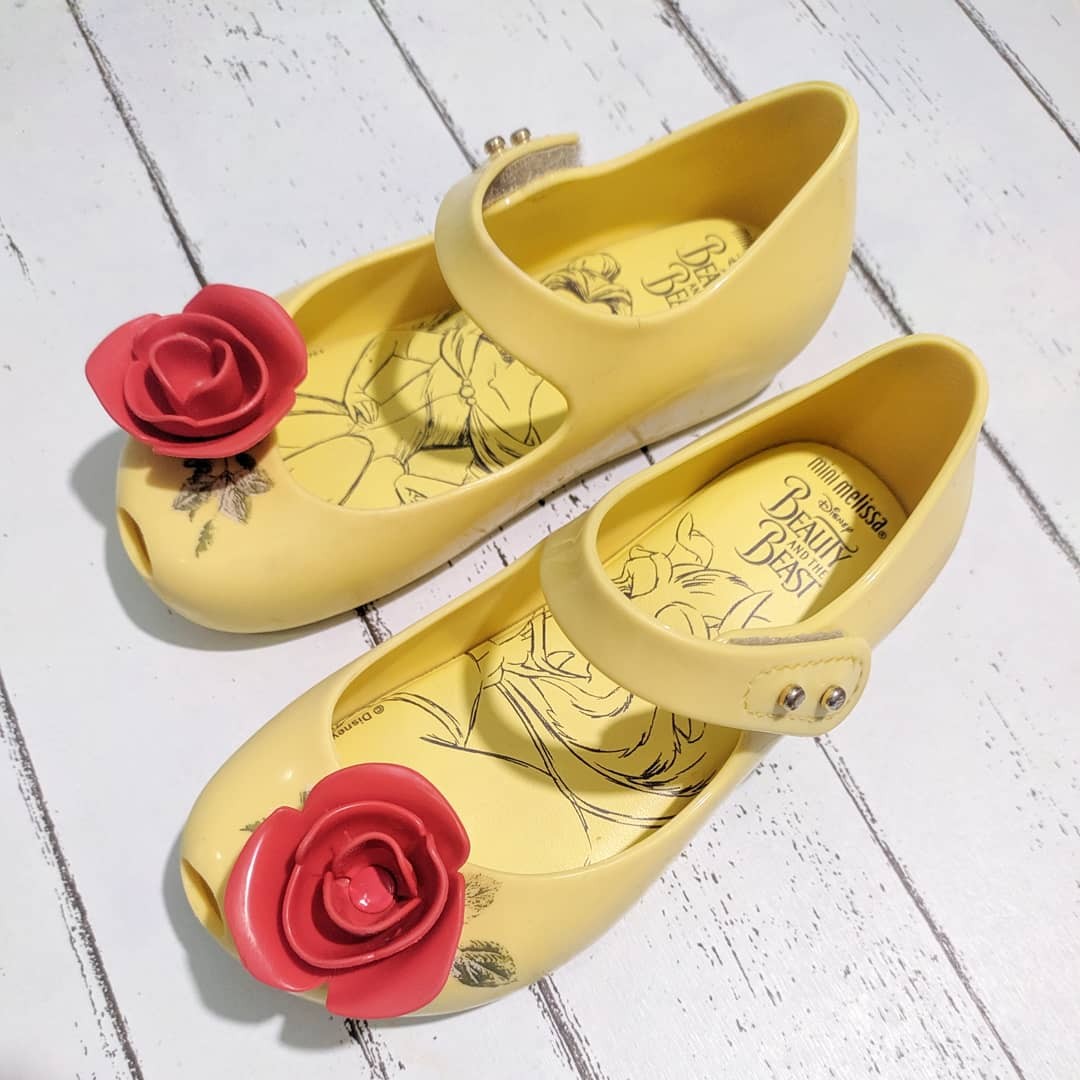 Mini melissa beauty top and the beast yellow