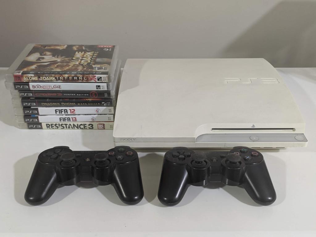 ps3 slim 2 controllers