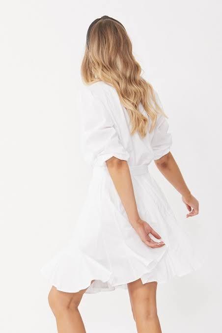 Raven cotton mini dress 🤍🕊️✨, Women's 