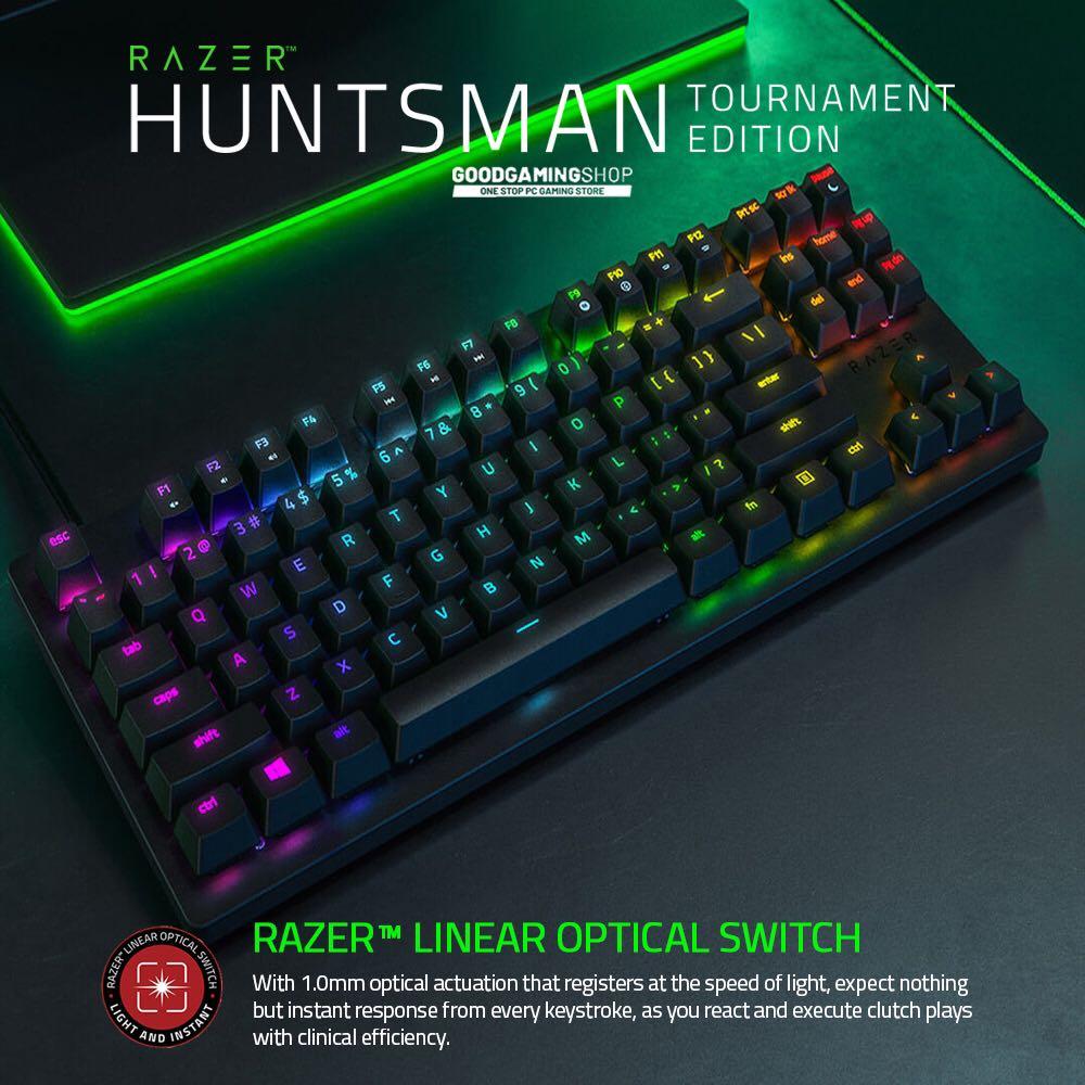 Razer Huntsman Tournament Edition Tkl Tenkeyless Gaming Keyboard Optical Linear Red Computers Tech Parts Accessories Computer Keyboard On Carousell